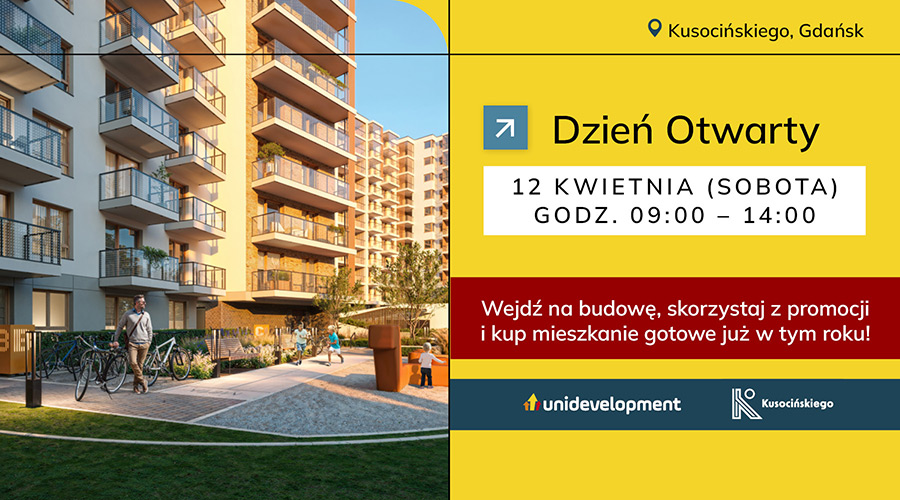 Dzień Otwarty 12 kwietnia: wejdź na budowę i zobacz swoje mieszkanie gotowe już w tym roku !