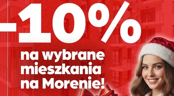 Grudniowa promocja: do -10% na wybrane mieszkania!
