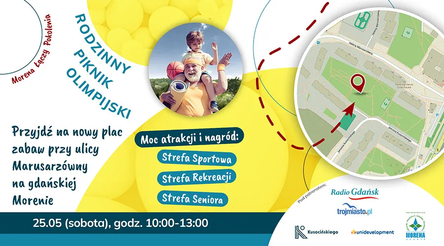 Rodzinny Piknik Olimpijski na gdańskiej Morenie już 25 maja, w sobotę!