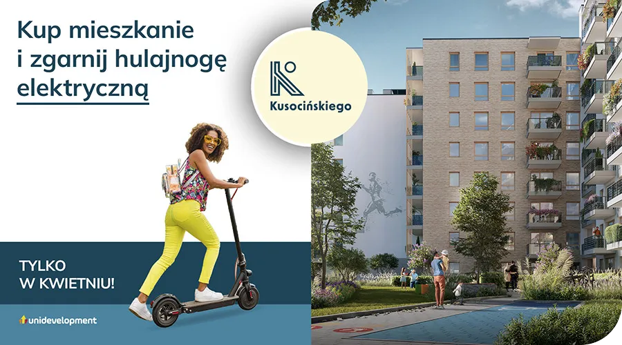 Wiosenna promocja - podpisz umowę deweloperską w kwietniu i odbierz hulajnogę elektryczną!32