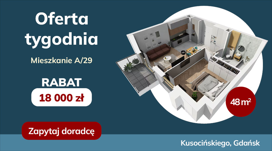 Oferta tygodnia! Rabat 18 000 zł na 2-pokojowe mieszkanie!21