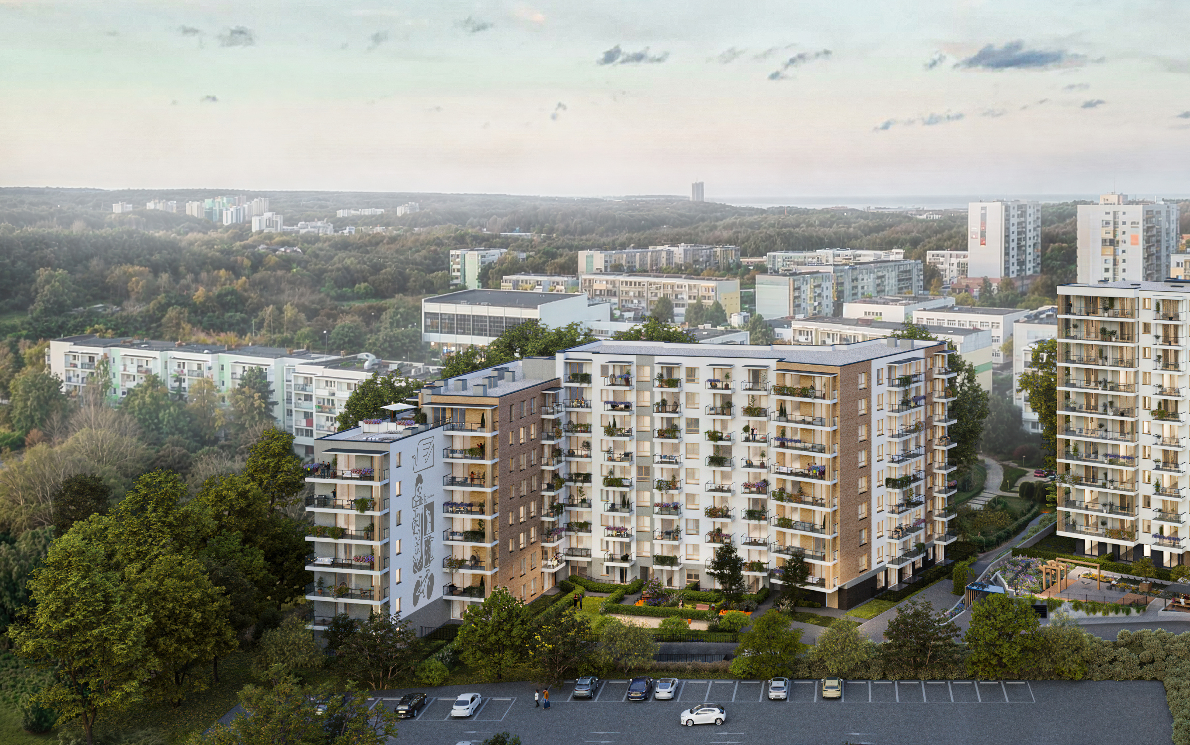 Mural na Kusocińskiego będzie oczyszczał powietrze