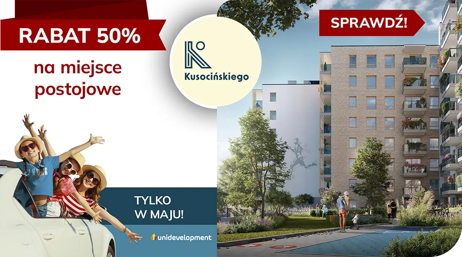 Tylko w maju – 50% rabatu na miejsca postojowe!